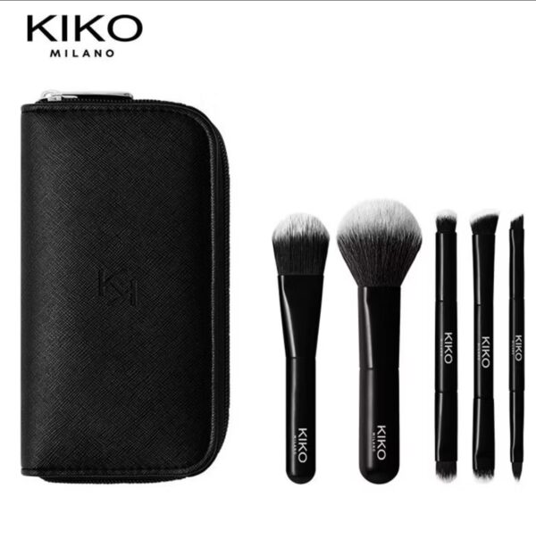 KIKO Milano Conjunto de pincéis de maquiagem / 5pcs+Saco organizador